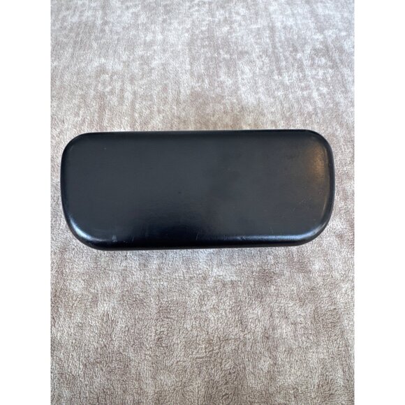 Coach Black Leather Sunglasses Hard Clam Case - Picture 5 of 8